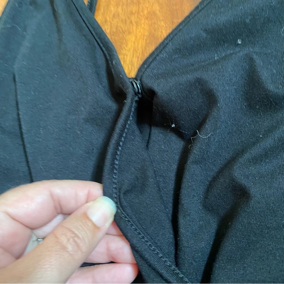 SHEIN Women’s Black Basic Romper Spaghetti Straps Size Medium - Picture 5 of 7